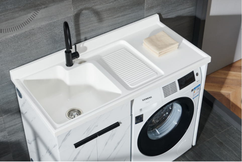 Laundry Cabinet Sink  Laundry Washing Machine Cabinet - Jottai